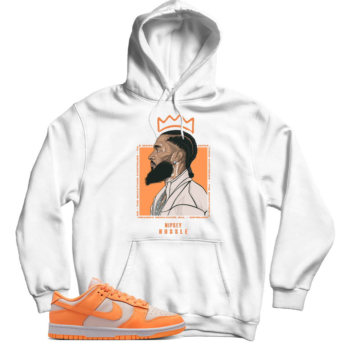 Dunk Low Peach Cream hoodie