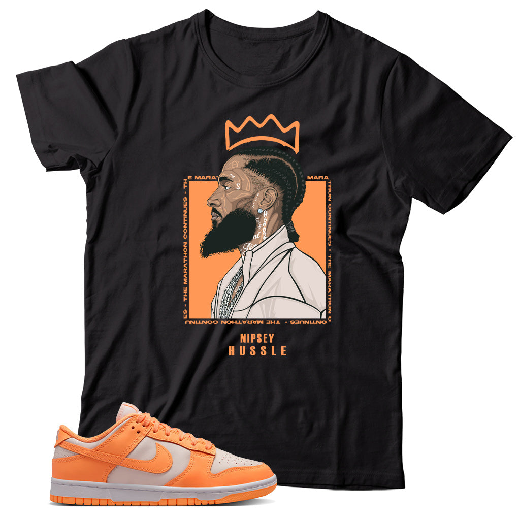 Dunk Low Peach Cream shirt