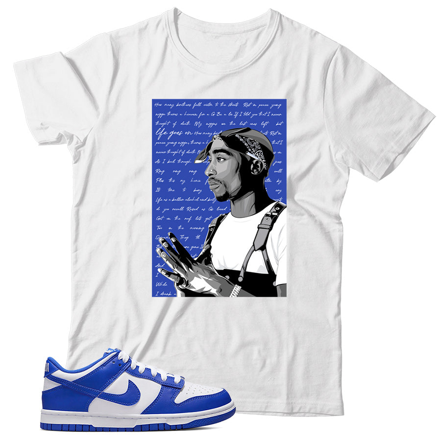 Dunk Low Racer Blue shirt