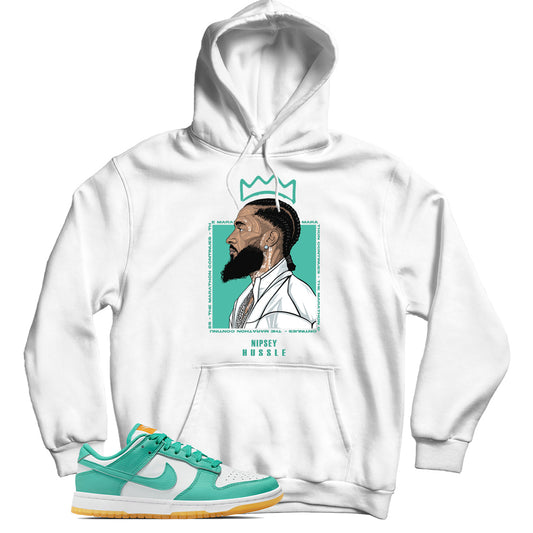 Dunk Low Teal Zeal hoodie