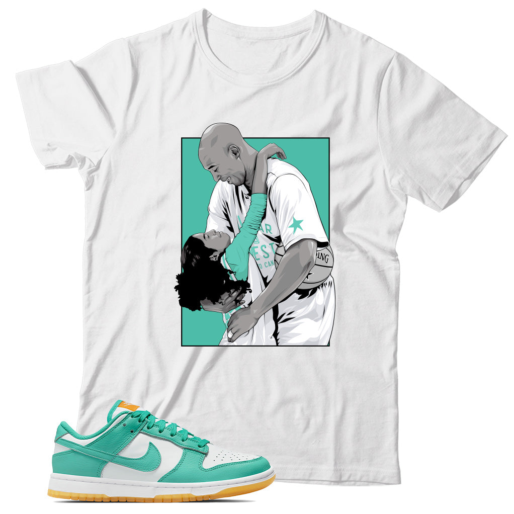 Nike Dunk Low Teal Zeal shirt