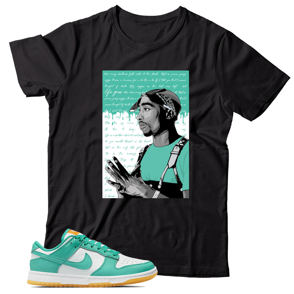 Shirt Match Nike Dunk Low Teal Zeal