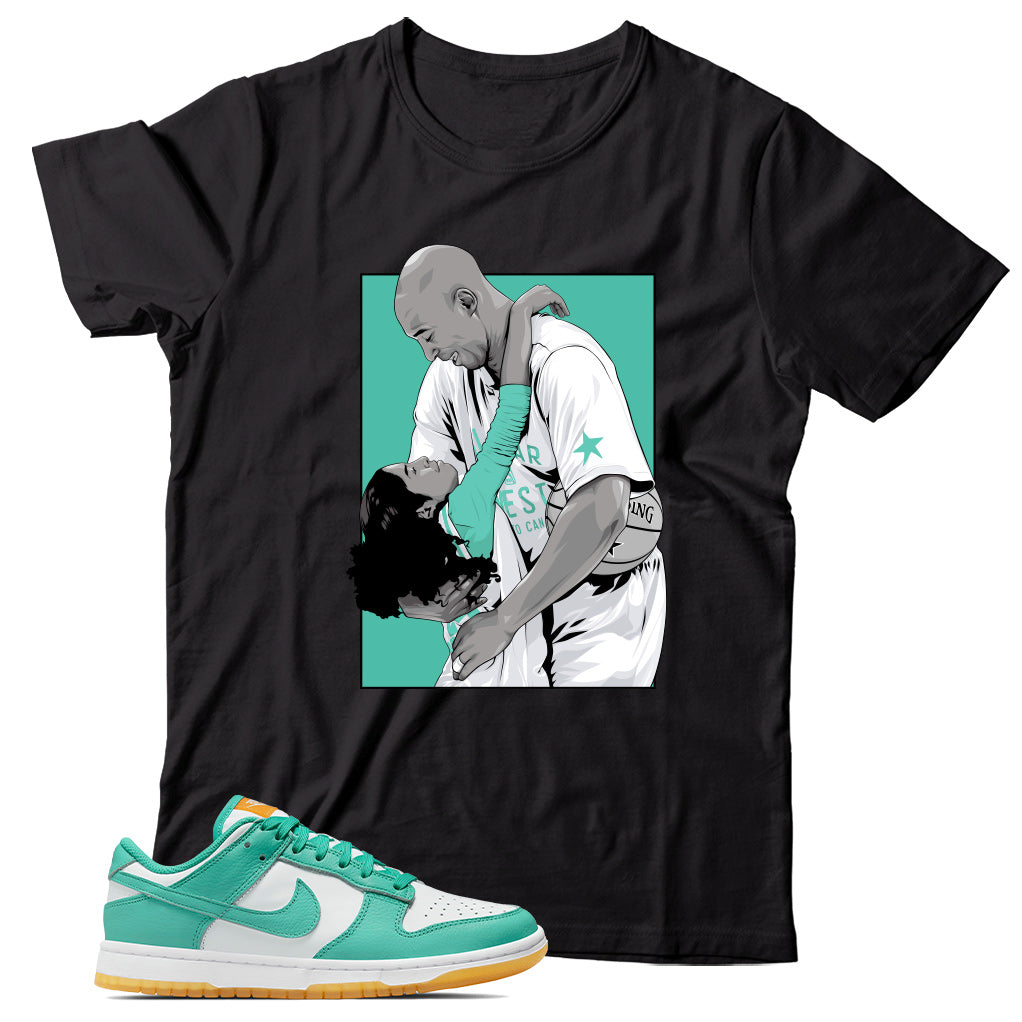 Nike Dunk Low Teal Zeal shirt