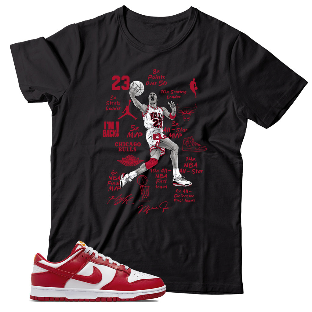 Dunk Low USC shirt