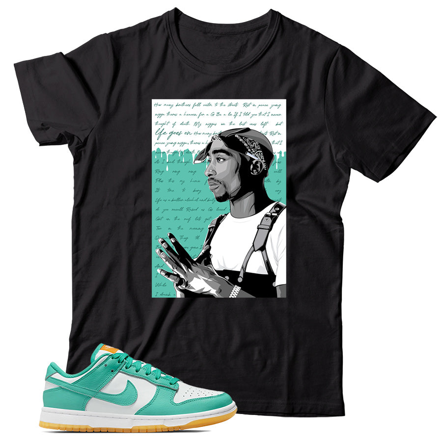 Dunk Low White Turquoise shirt