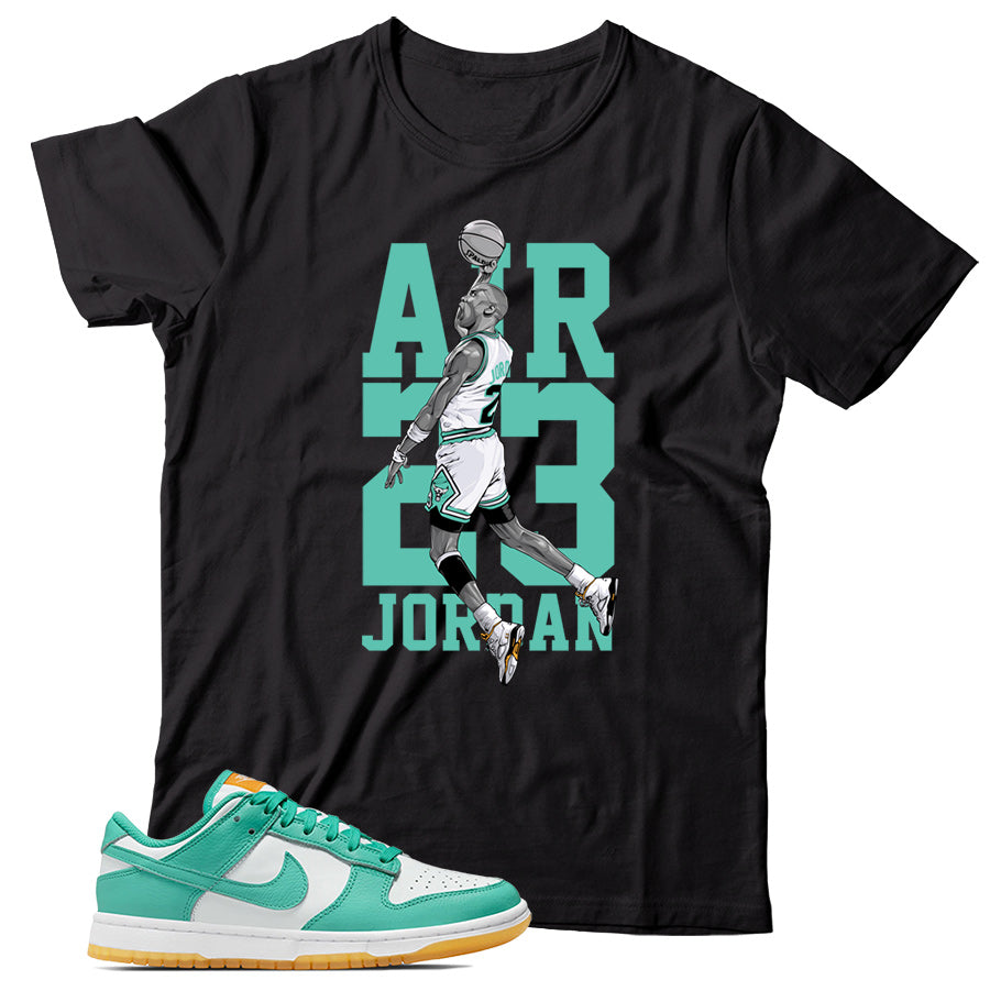 Dunk Low White Turquoise t shirt