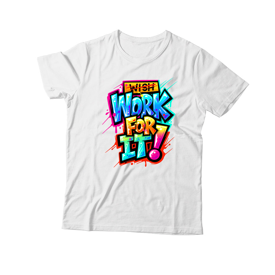 Work It Short Sleeve Crewneck T-Shirt - White/Black