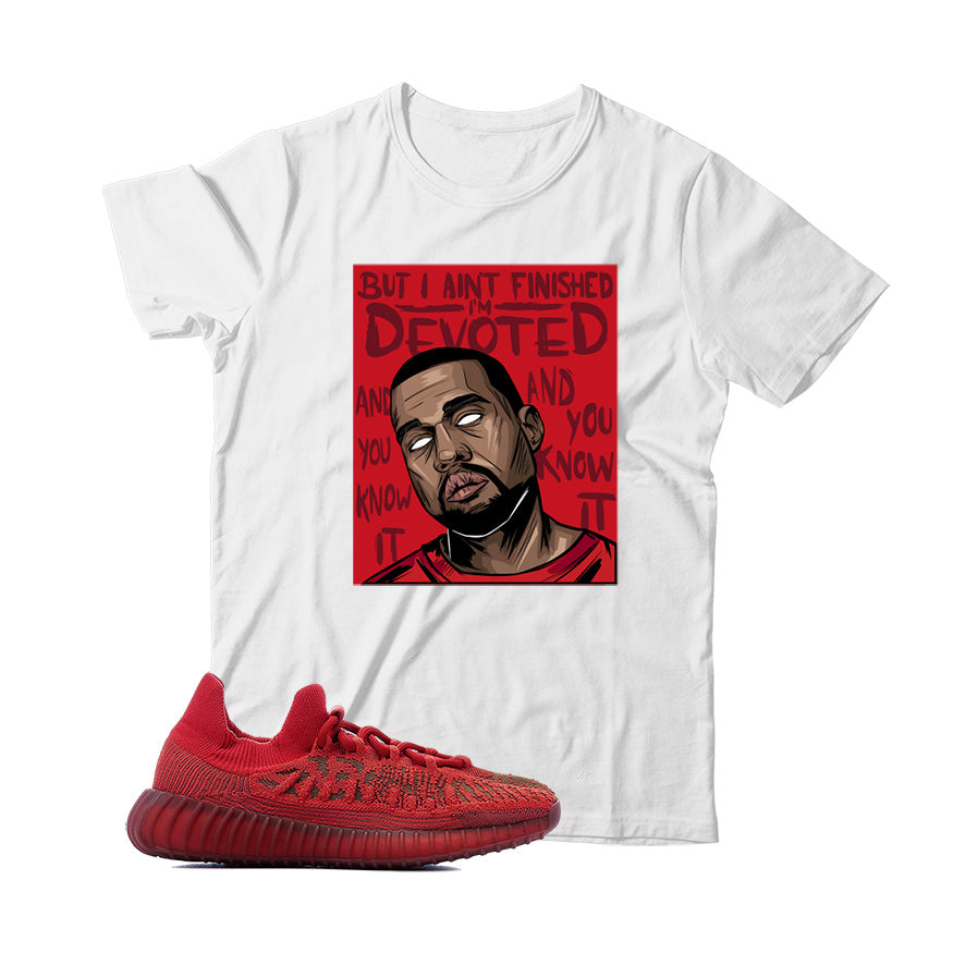 Yeezy 350 Slate Red shirt