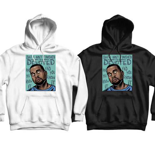 Kanye Hoodie Match Yeezy 700 Faded Azure