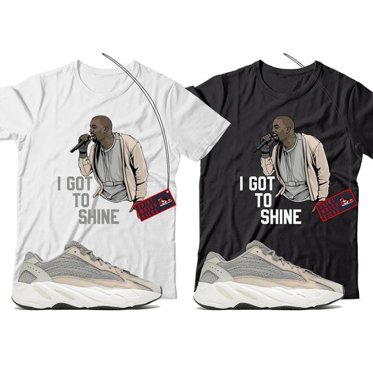 Kanye(2) T-Shirt Match Yeezy 700 Cream
