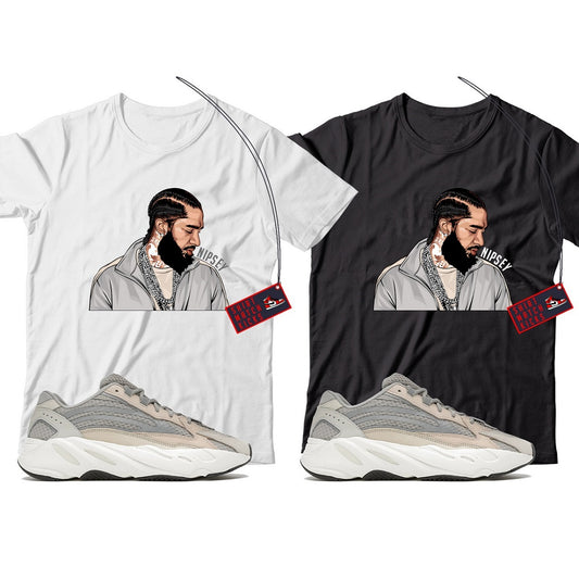 Nipsey T-Shirt Match Yeezy 700 Cream