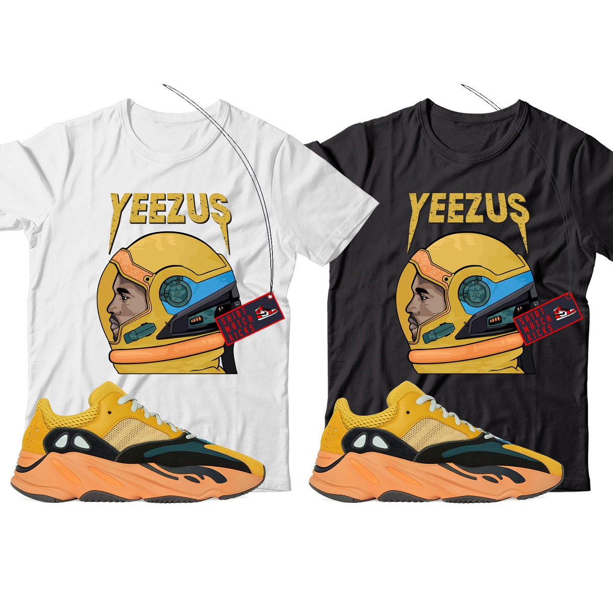Kanye(2) T-Shirt Match Yeezy 700 Sun