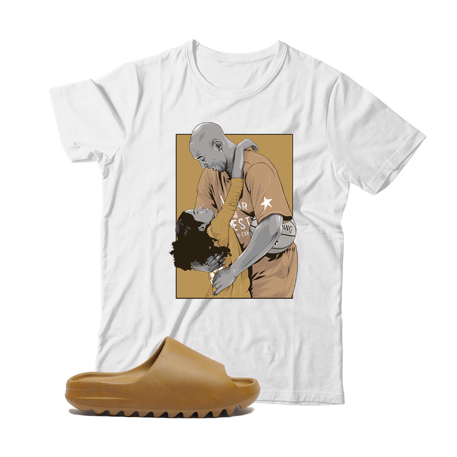 Yeezy slide Ochre shirt