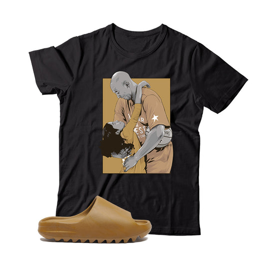 Yeezy Slide Ochre shirt