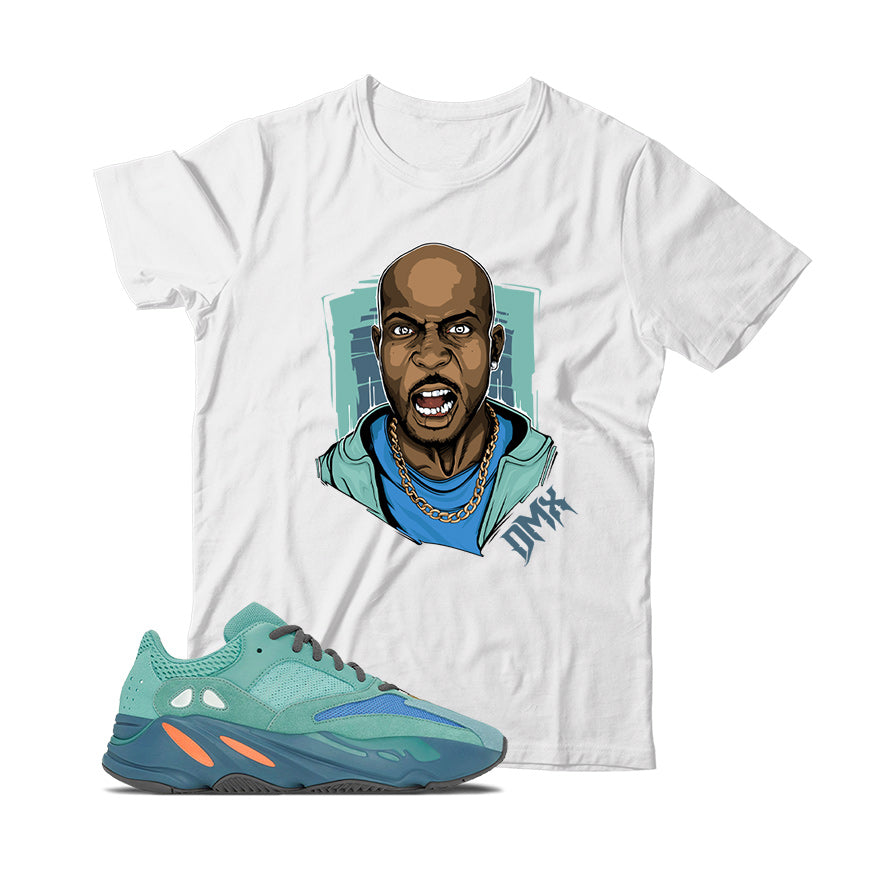 X T-Shirt Match Yeezy 700 Faded Azure