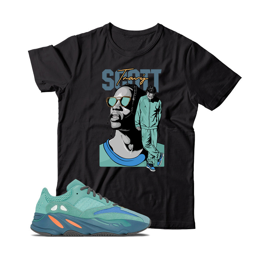 Yeezy 700 Faded Azure shirt