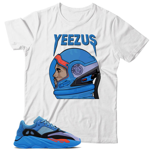 Yeezy 700 Hi Res Blue shirt