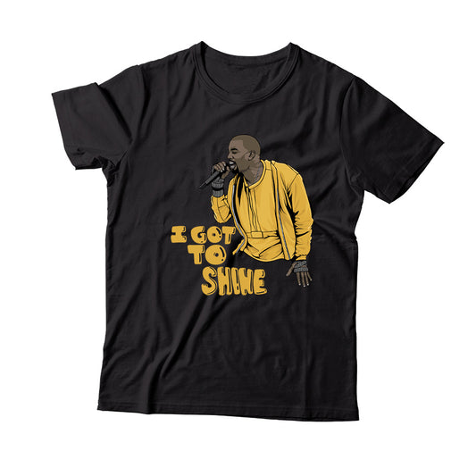 Kanye(2) T-Shirt Match Yeezy 700 Honey Flux (Black)