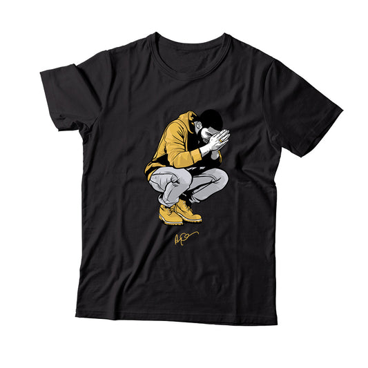 Drizzy T-Shirt Match Yeezy 700 Honey Flux (Black)