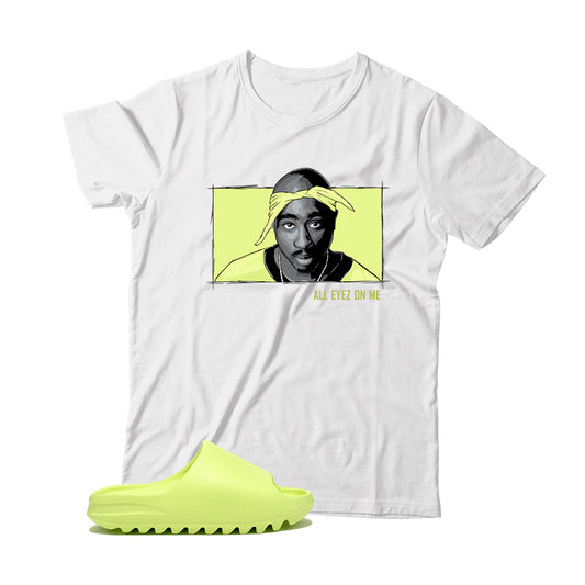 Yeezy Slide Glow Green shirt