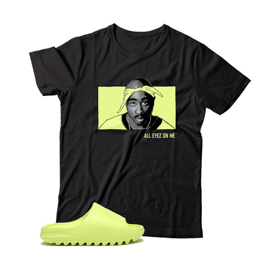 Yeezy Slide Glow Green shirt