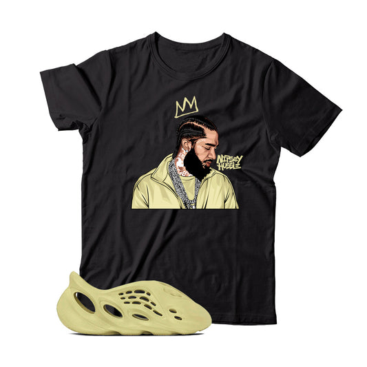 shirt match Yeezy Foam Runner Sulfur